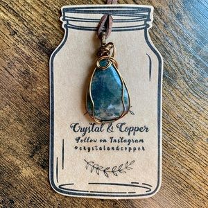 Handcrafted Moss Agate Pendant